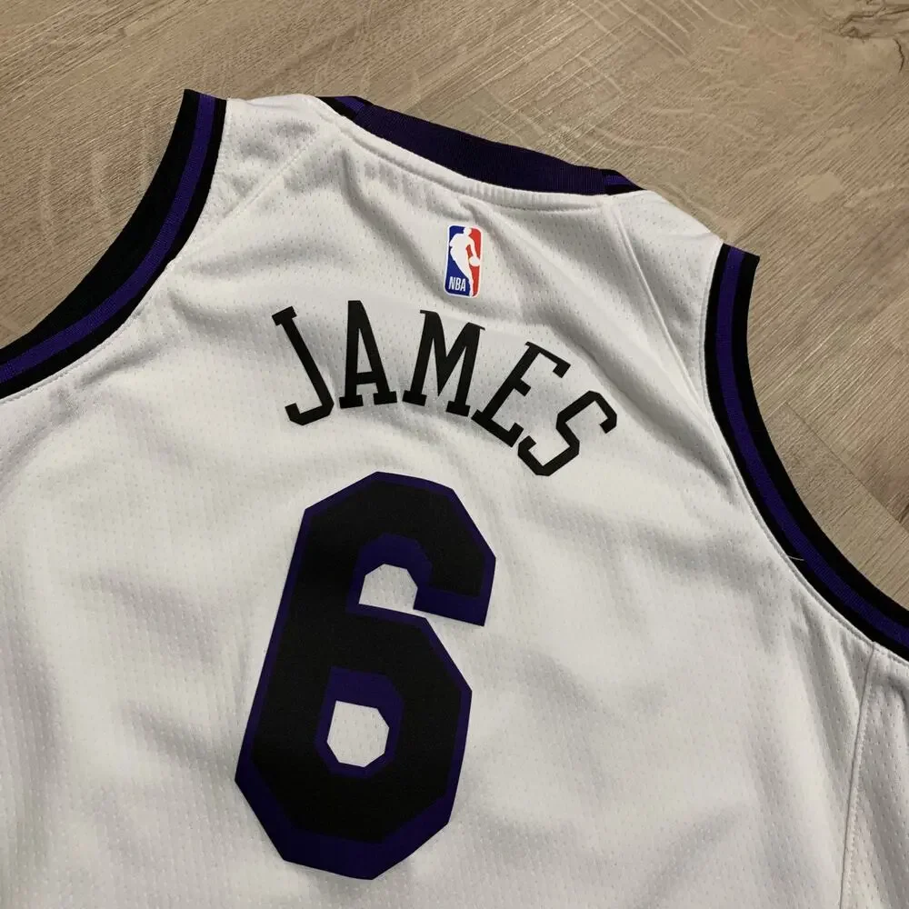 Nike NBA LeBron James #6 LA Lakers City Edition Swingman Jersey Youth Boys Large